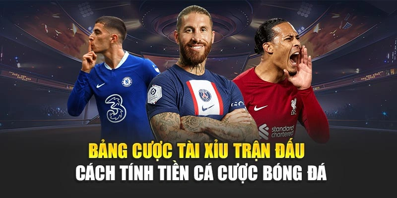 Bảng cược tài xỉu trận đấu – cách tính tiền cá cược bóng đá