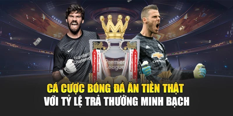 Cá cược bóng đá ăn tiền thật với tỷ lệ trả thưởng minh bạch